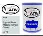 Preview: Audi, Crystal Silver Metallic (Wheel Color), LY7T: 500ml Lackdose, von ATW Autoteile West.